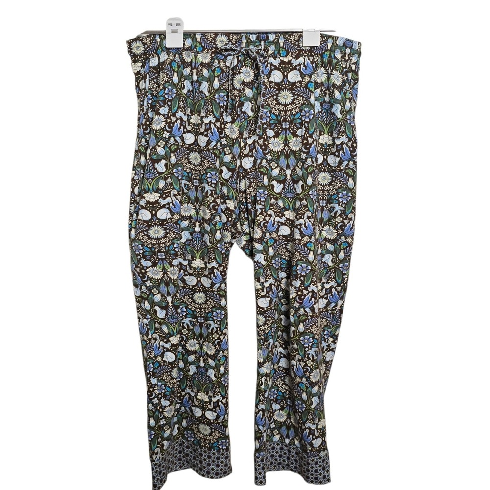 Vera Bradley Enchanted Woodland Pajama Set Womens XL 2PC Top Pants Loungewear - Picture 8 of 15